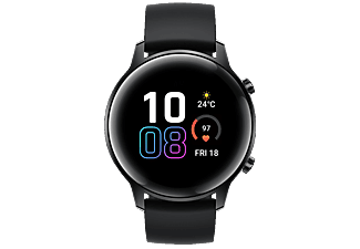 Smartwatch HONOR Magic Watch 2 Smartwatch Edelstahl Fluoroelastomer,  130-200 mm, Agate Black | MediaMarkt