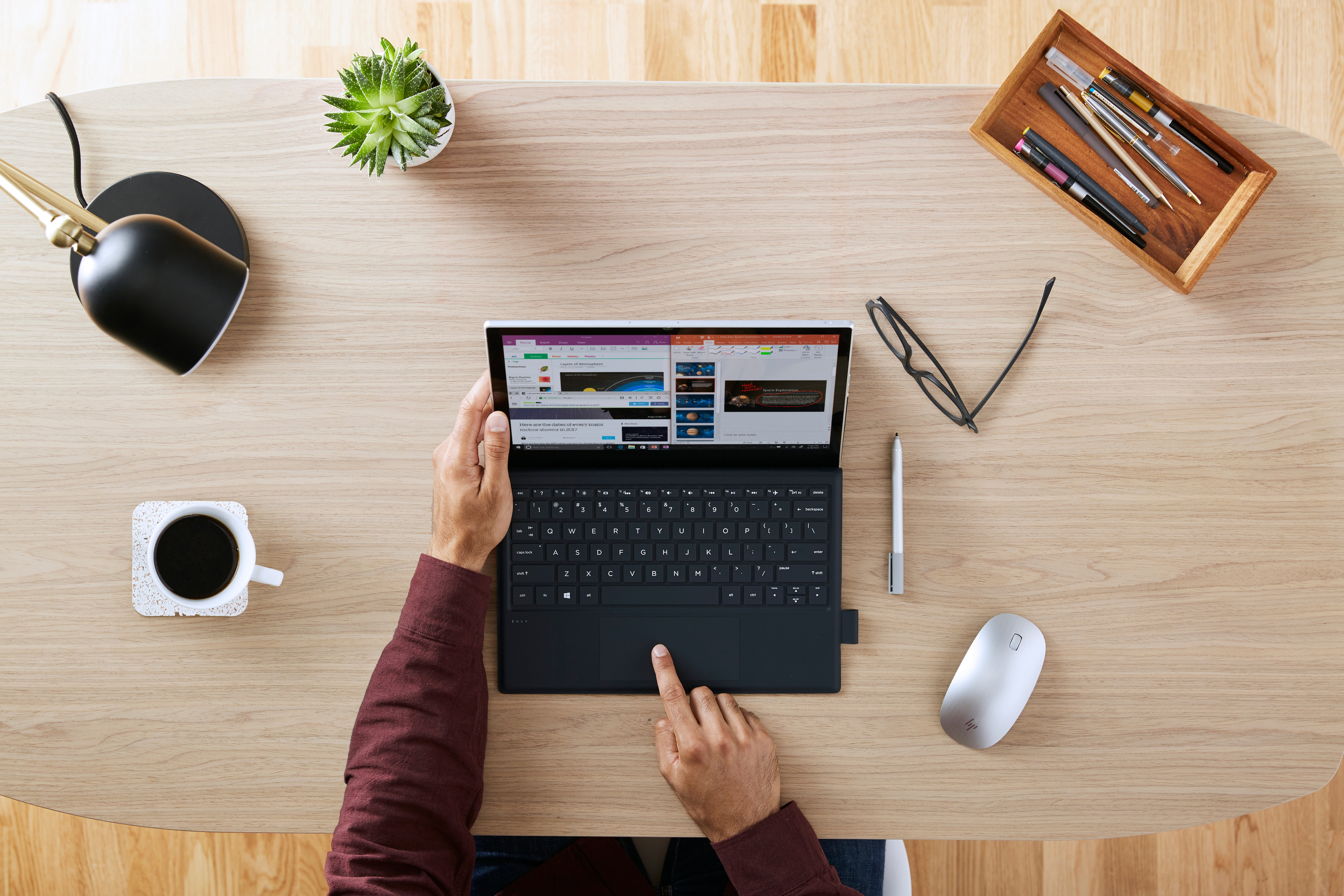 Ratón inalámbrico - HP Spectre 500, Bluetooth®, color plata, 1600 ppp