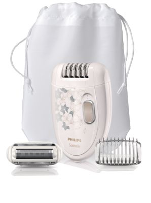 PHILIPS Satinelle Serisi HP6423/00 Epilatör Tıraş Başlığı ve Düzeltici Tarak Ataçmanı ile (Çanta Hediyeli)