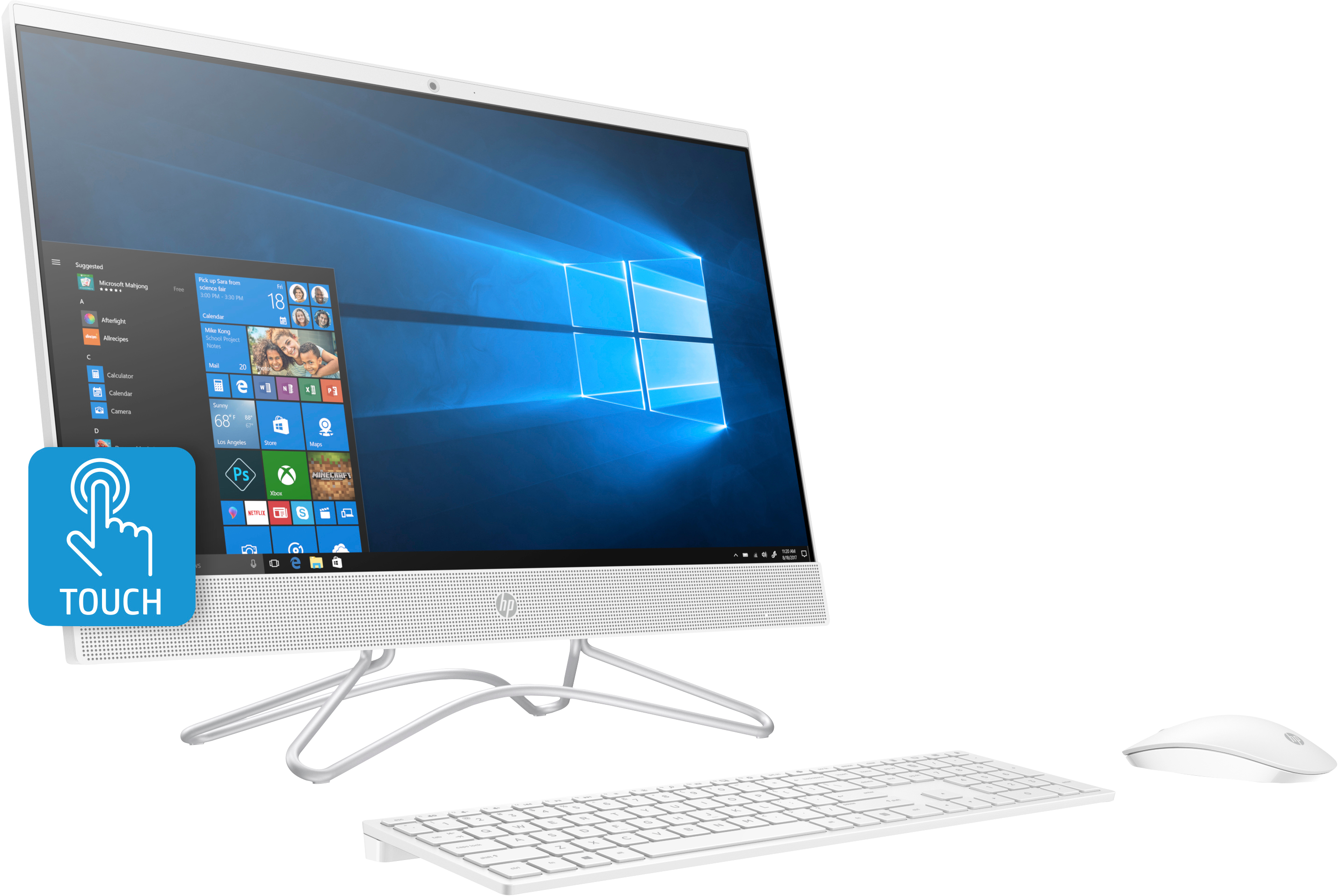 HP 24-f0062nt (8UP00EA)/i7-9700T/8/128GB SSD/2GB DDR5 MX110 Grafik Kartı AlO PC 