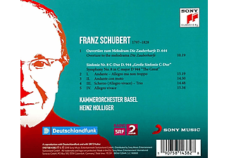Heinz Holliger, Kammerorchester Basel - Sinfonie 9/Die Zauberharfe-Ouvertüre  - (CD)
