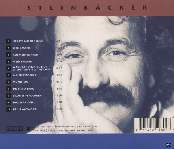 Albumcover mit einem Männergesicht, Songtiteln und einem Barcode.