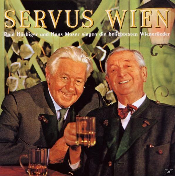 Albumcover mit zwei Männern, die Gläser halten und lächeln, mit grünem Hintergrund.