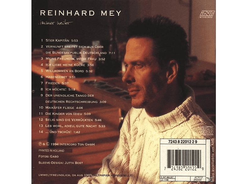 Thumbnail - Reinhard Mey - Immer Weiter (CD)