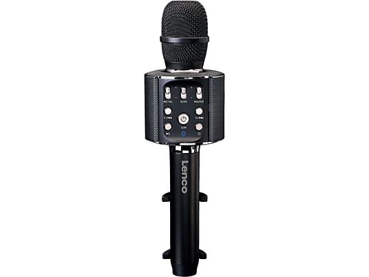 LENCO BMC-090 - Microphone karaoké Bluetooth (Noir)