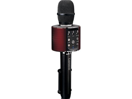 LENCO BMC-090 - Bluetooth Karaoke-Mikrofon (Schwarz)