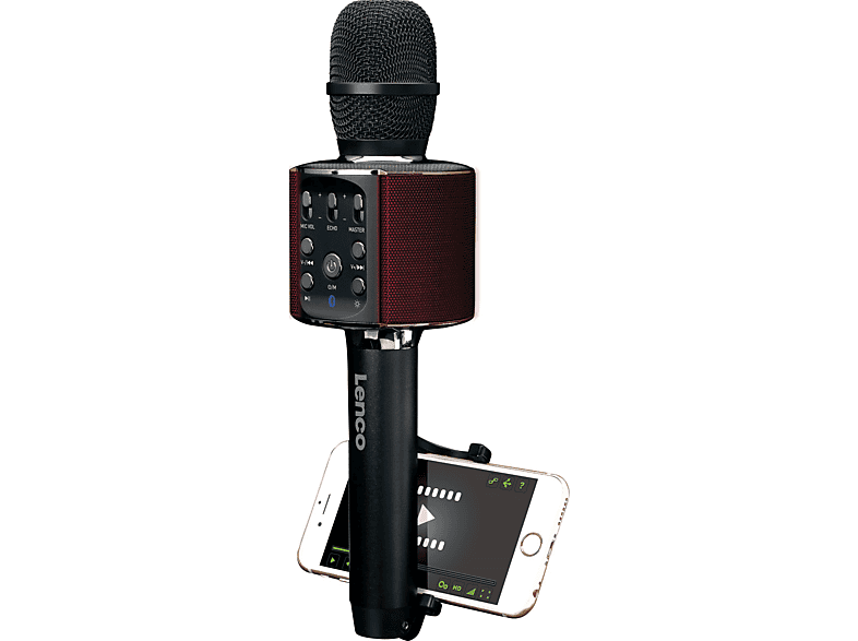 Lenco BMC-090BK Karaoke Mikrofon mit Bluetooth; Bluetooth Karaoke-Mikrofon — Foto 4 von 5