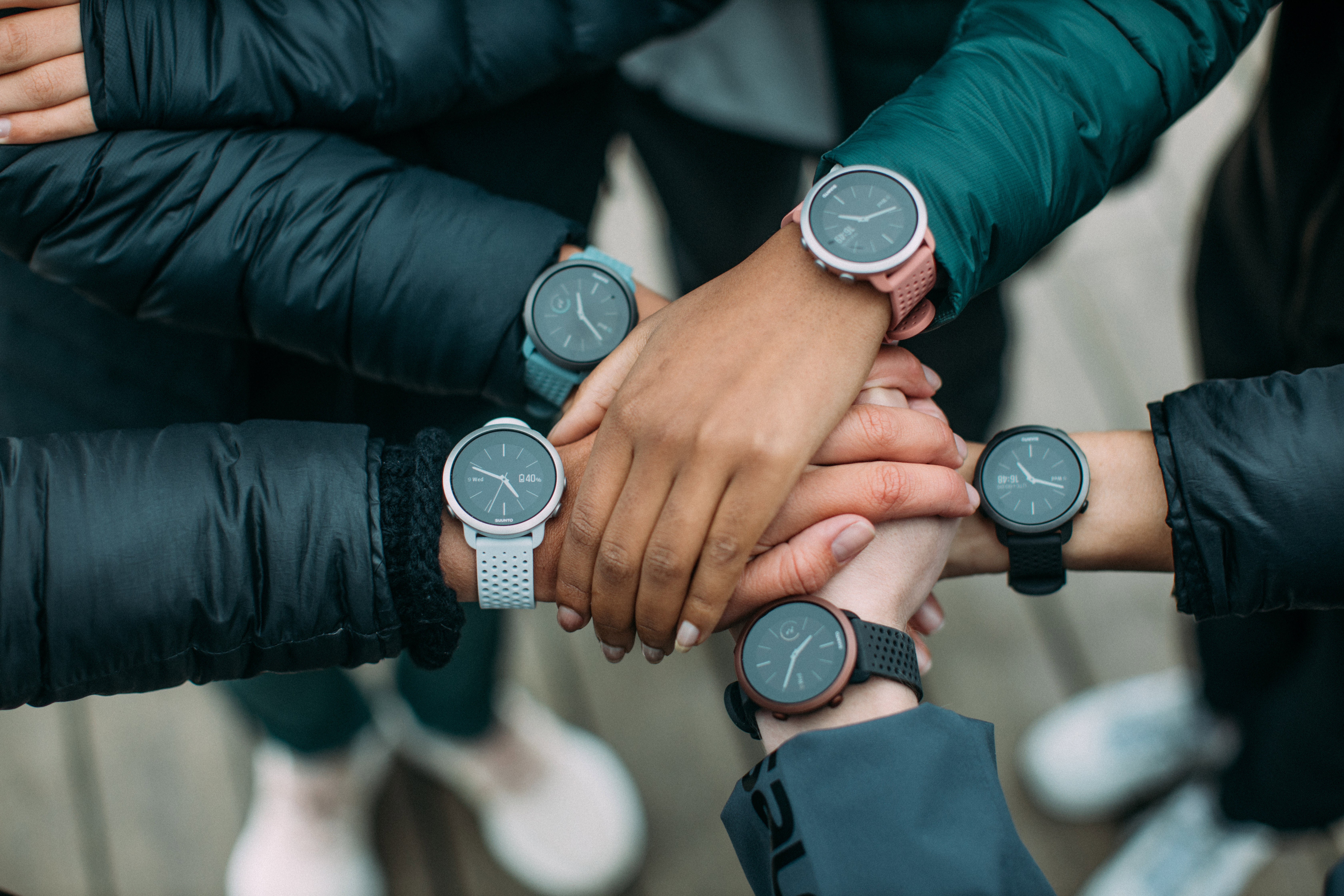 SUUNTO 3 Smartwatch ABS Silikon, 120-210, Pebble White