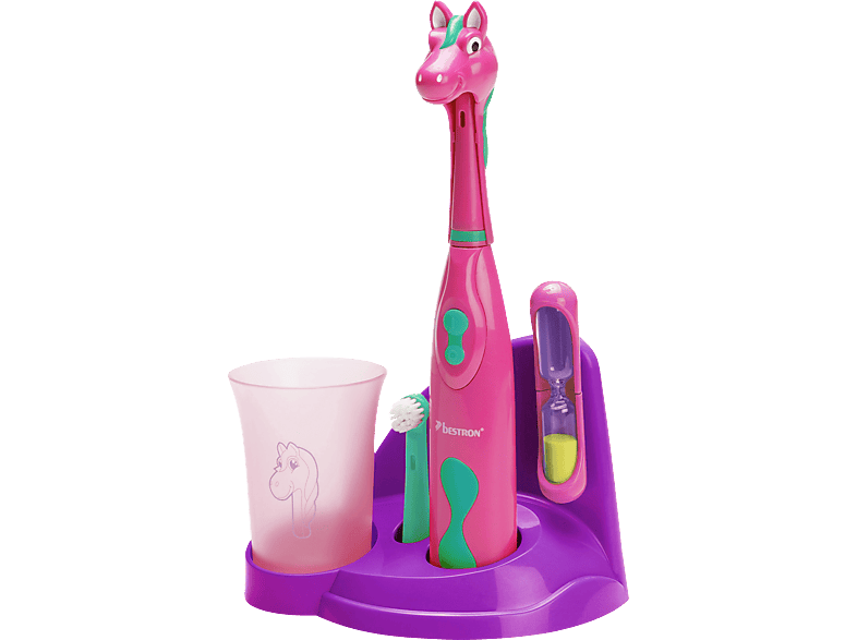 BESTRON Pretty Pony elektrische Zahnbürste Pink