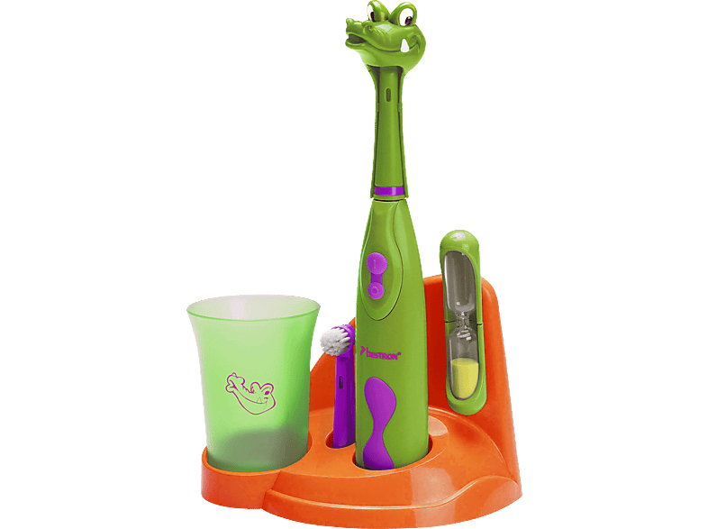 BESTRON Crazy Croc elektrische Zahnbürste Grün