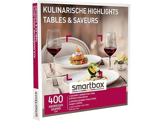 SMARTBOX Tables & saveurs - Coffret cadeau