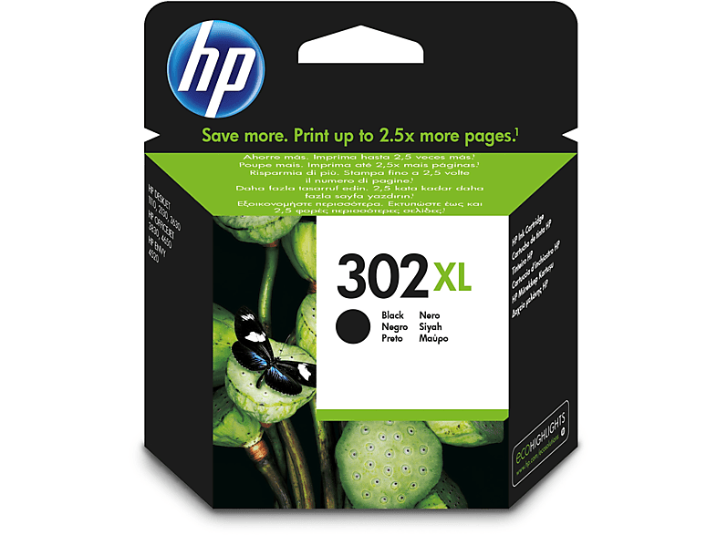 HP 302xl Zwart