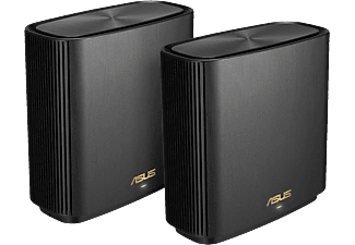 ASUS ZenWiFi AX (XT8) (2er-Pack) - WLAN Mesh System (Schwarz)