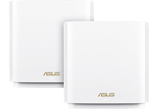 ASUS ZenWiFi AX (XT8) (Confezione da 2) - Sistema di rete Wi-Fi mesh (Bianco)