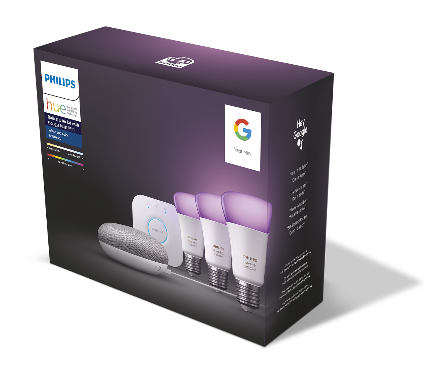 GOOGLE NEST Nest Mini en Philips Hue starterkit
