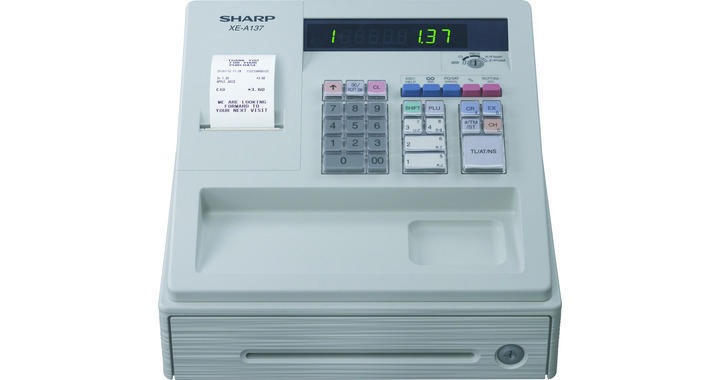SHARP XE-A 137 X Registrierkasse