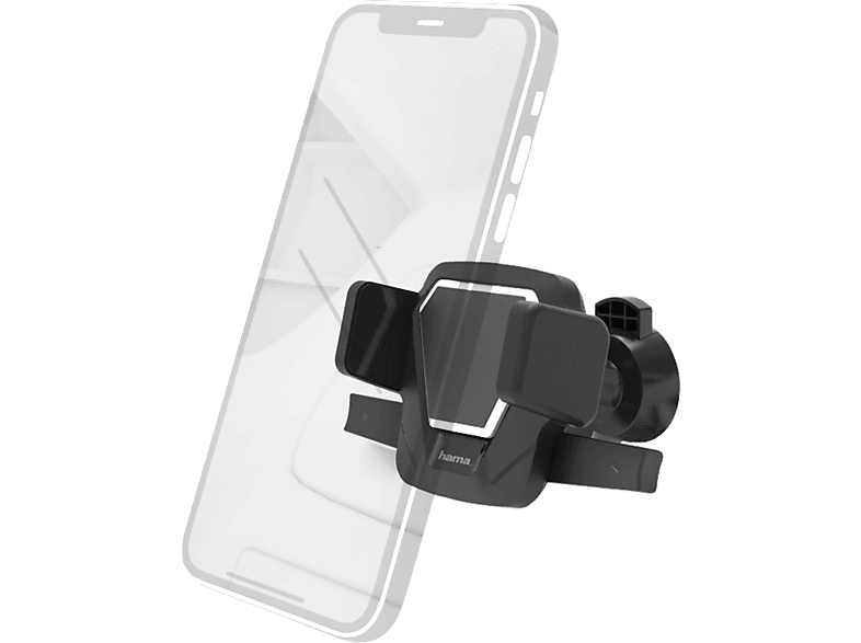 HAMA Autohouder voor smartphone 5.5 - 8.5 cm Zwart (183301)