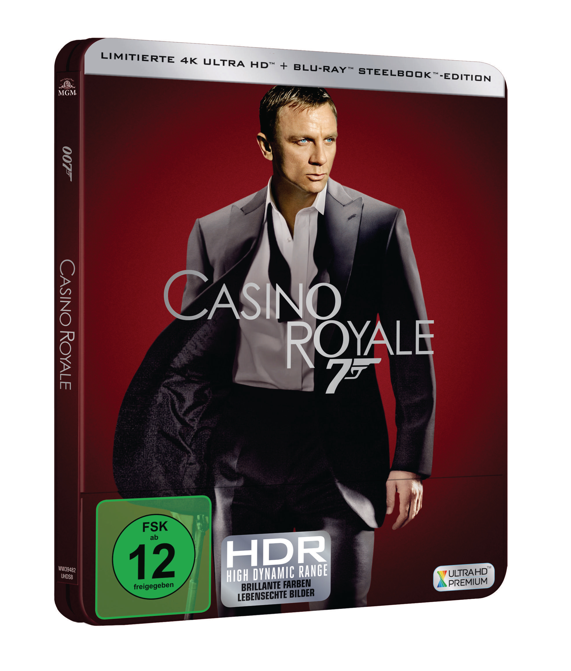 James Bond 007 - Casino Royale Limitiertes 4K Steelbook  4K Ultra HD Blu-ray + Blu-ray