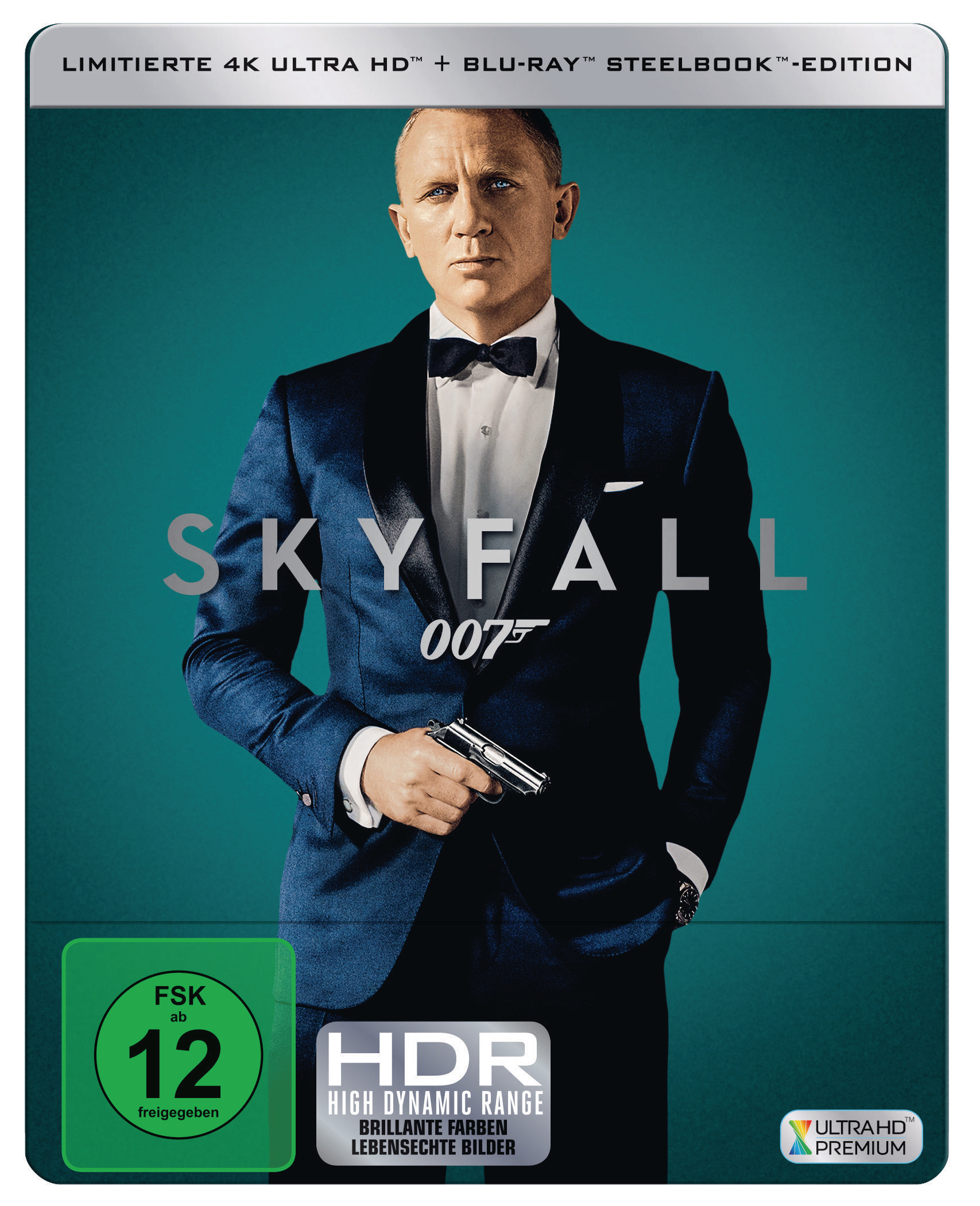 James Bond 007 - Skyfall Limitiertes 4K Steelbook  4K Ultra HD Blu-ray + Blu-ray
