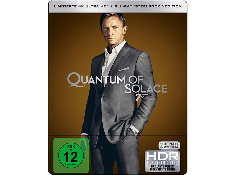 James Bond 007: Ein Quantum Trost Limitiertes 4K Steelbook 4K Ultra HD