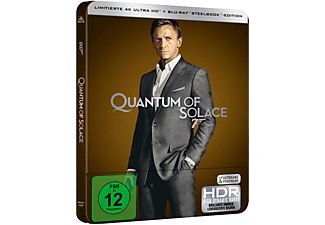 James Bond 007: Ein Quantum Trost Limitiertes 4K Steelbook  4K Ultra HD Blu-ray + Blu-ray