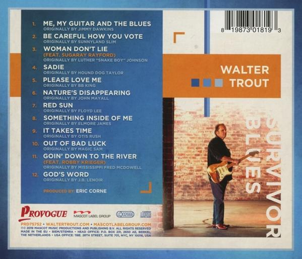 Walter Trout - Survivor Blues  - (CD)