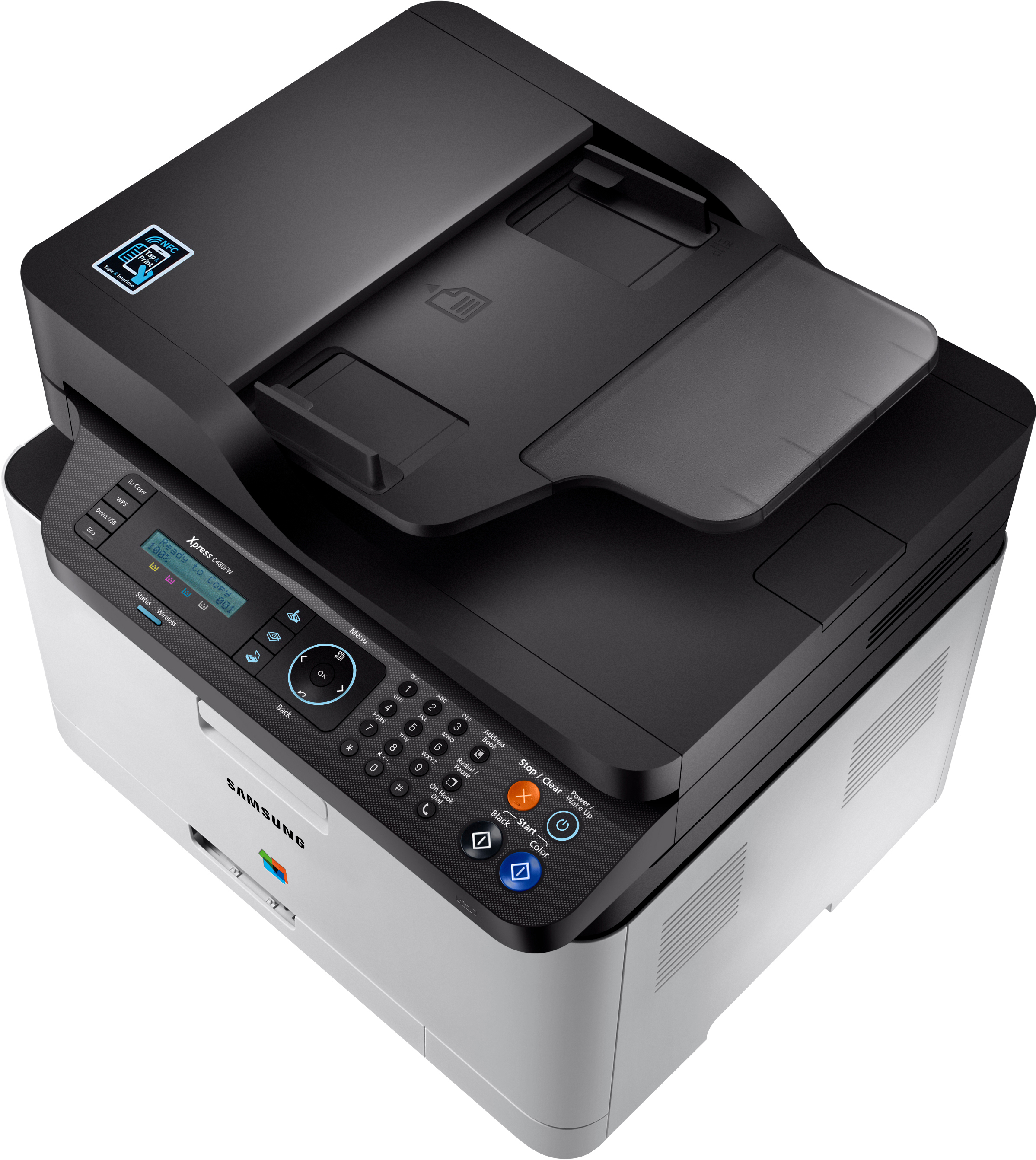 SAMSUNG Xpress C480FW Farblaser 4-in-1 Laser-Multifunktionsdrucker (Farbe) WLAN Netzwerkfähig
