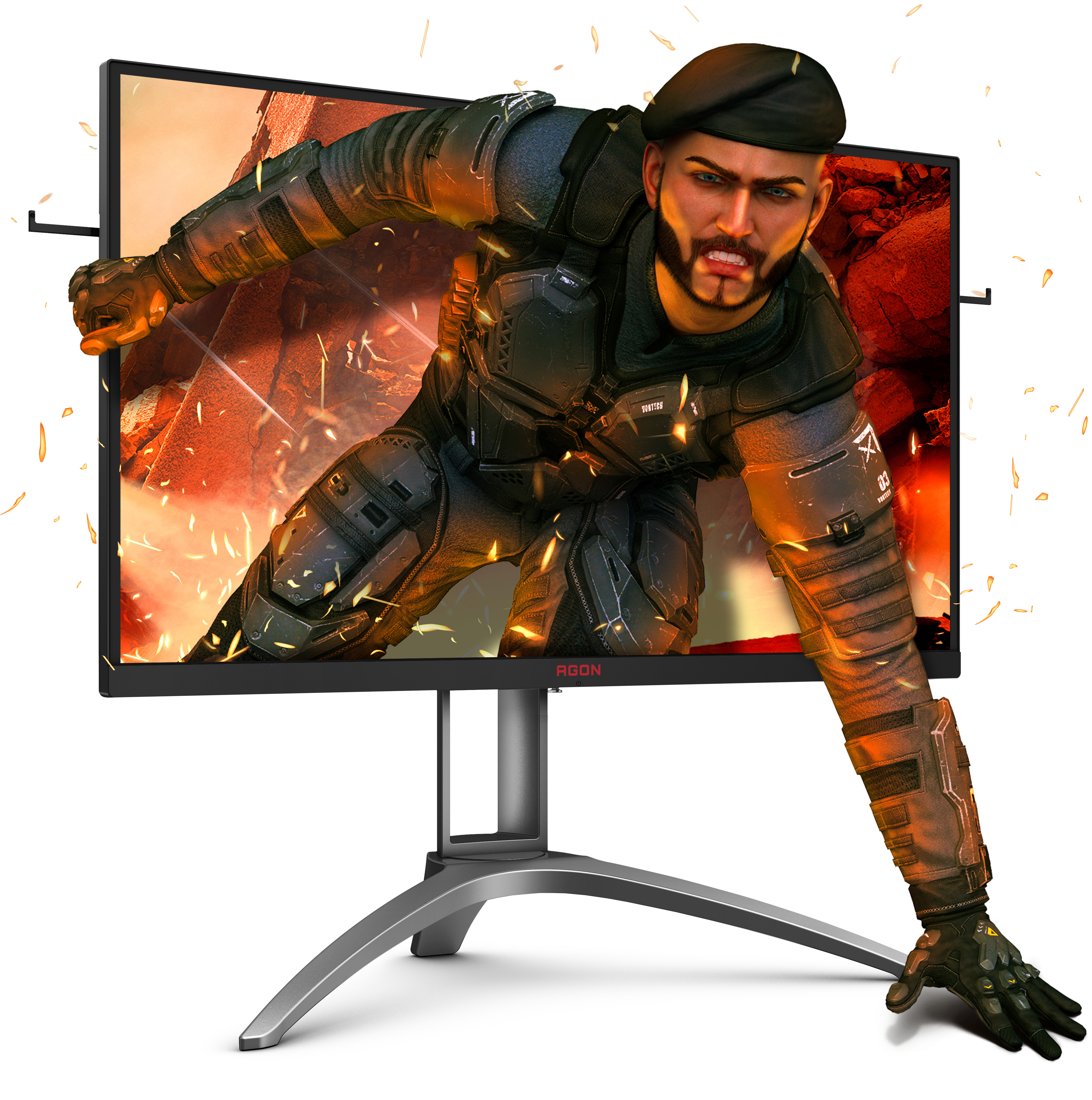 AOC AG273QX 27 Zoll  QHD  Gaming Monitor  1 ms Reaktionszeit  