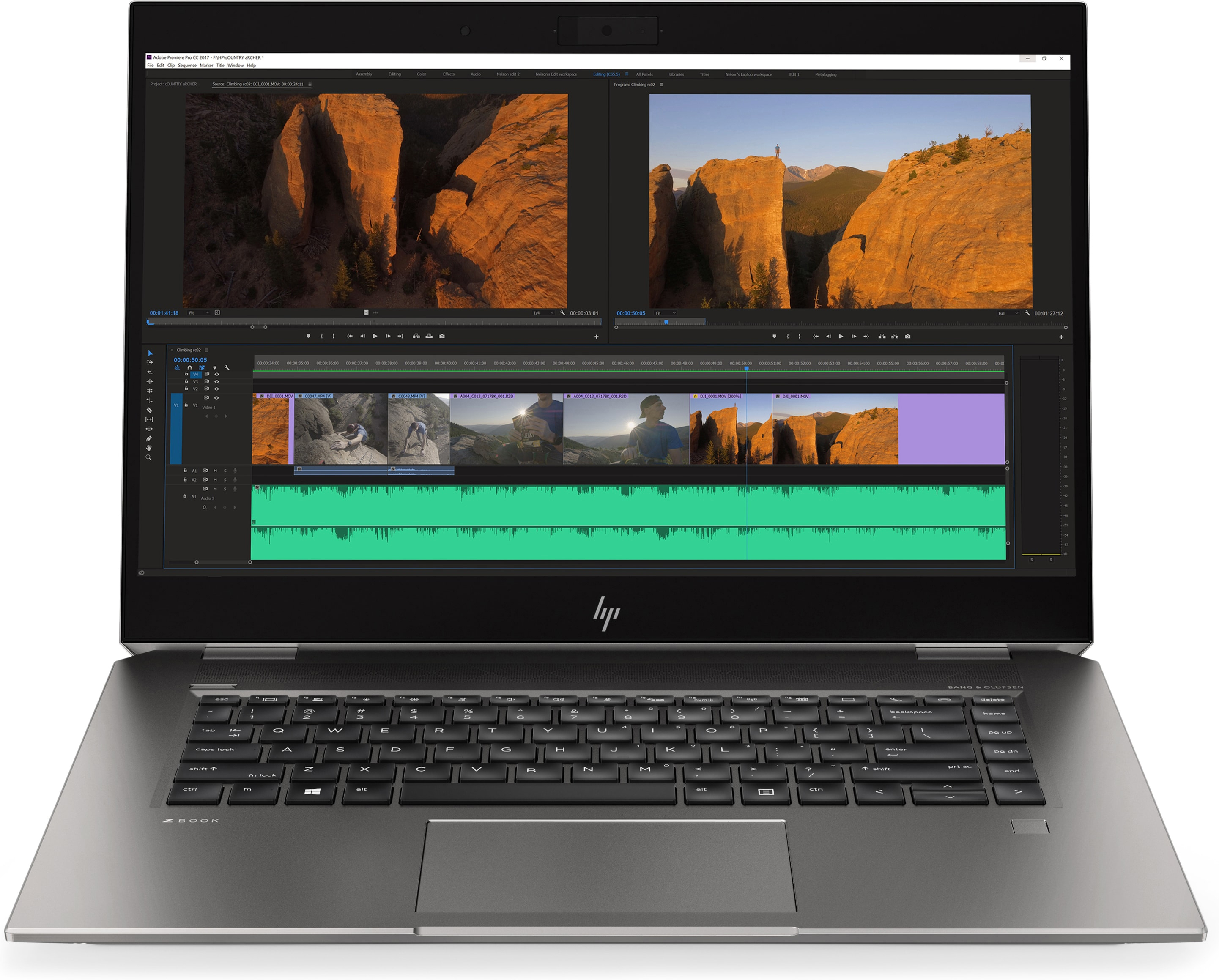 HP - B2B ZBook Studio G5 - 15,6 Zoll - Intel® Core™ i7 i7-8750H - 8 GB - 256 GB