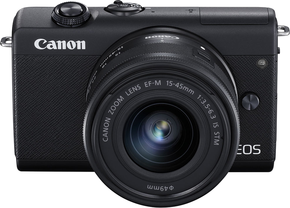 CANON EOS M200 + EF-M 15-45 mm f/3.5-6.3 IS STM kit, fekete (3699C010)