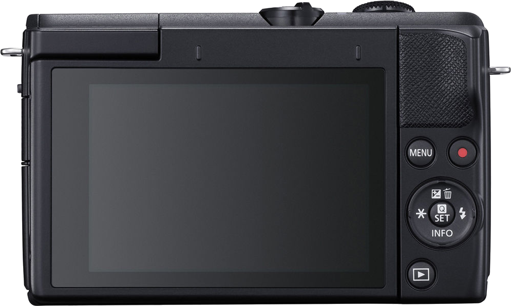 CANON EOS M200 + EF-M 15-45 mm f/3.5-6.3 IS STM kit, fekete (3699C010)