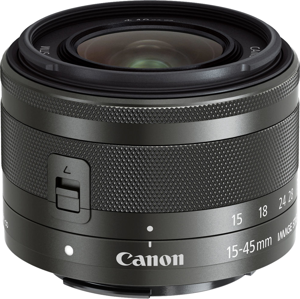 CANON EOS M200 + EF-M 15-45 mm f/3.5-6.3 IS STM kit, fekete (3699C010)