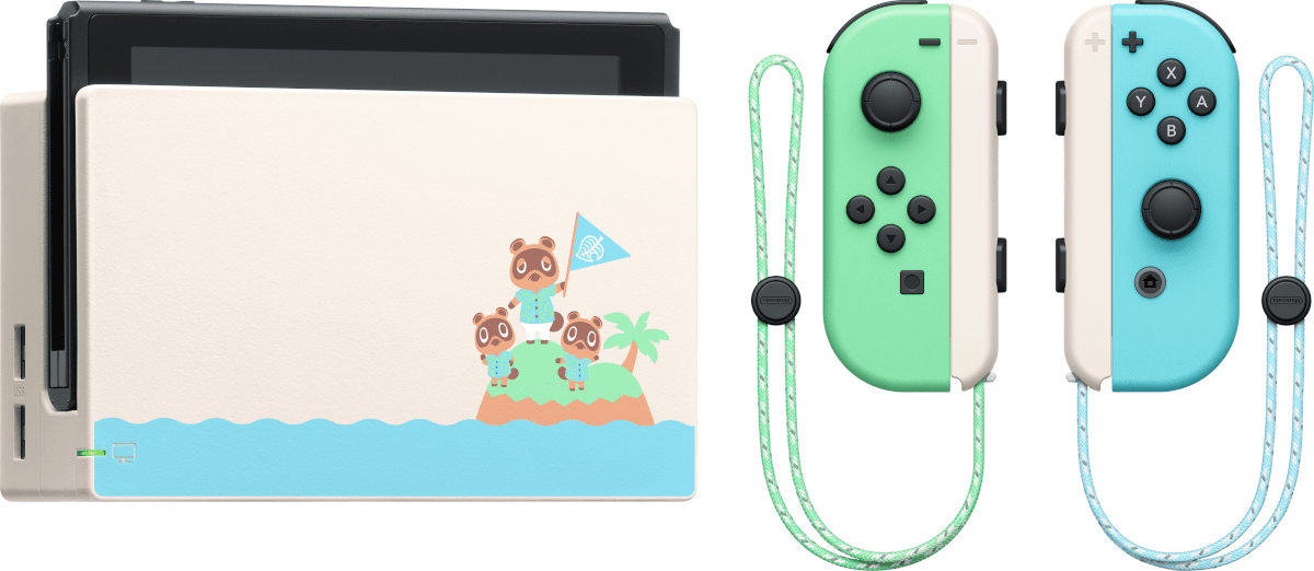 Switch - Édition Animal Crossing : New Horizons - Console de jeu - Multicolore