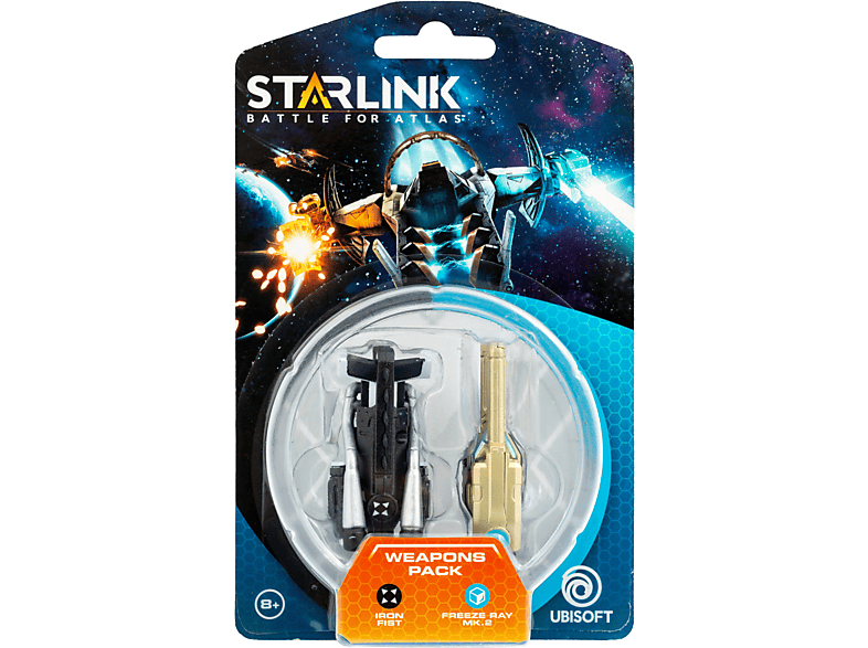 STARLINK TOYS Weapons Iron Spielfigur Fist Freeze + MK.2 Pack Ray