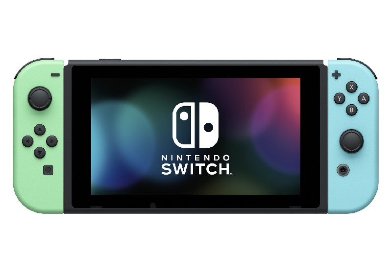 Consola - Nintendo Switch (Ed. Animal Crossing: New Horizons), 6.2", Joy-Con, Azul y Verde