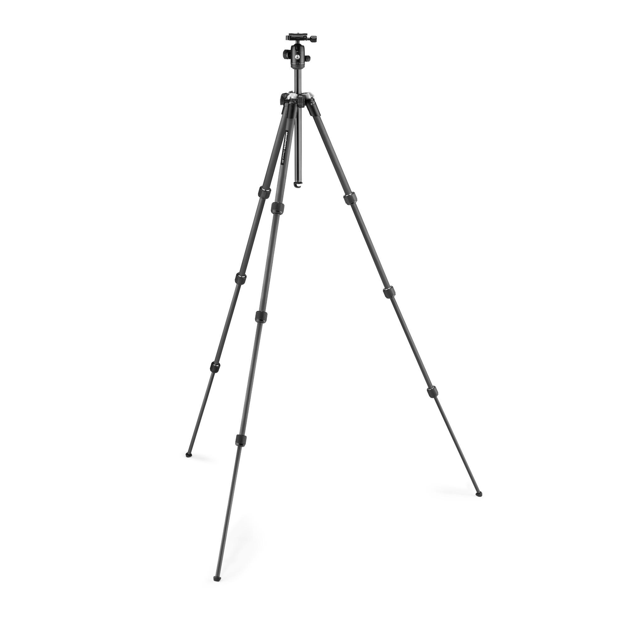 MANFROTTO MKELMII4CFM-BH ELEMENT MII MOB Dreibein Dreibeinstativ, Schwarz, Höhe offen bis 1600 mm