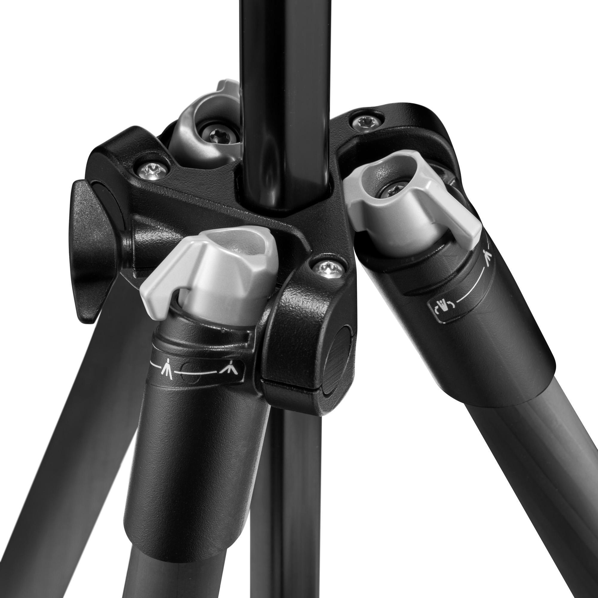 MANFROTTO MKELMII4CFM-BH ELEMENT MII MOB Dreibein Dreibeinstativ, Schwarz, Höhe offen bis 1600 mm