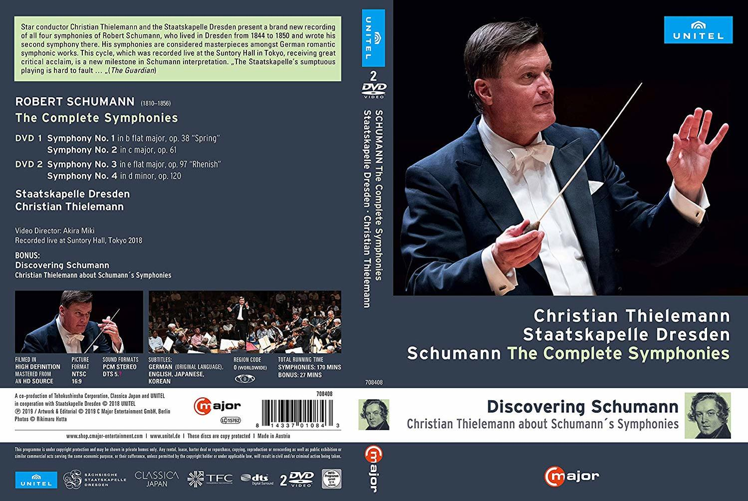 Sinfonien Schumann: (DVD) Christian Dresden, Sämtliche Staatskapelle Thielemann - -