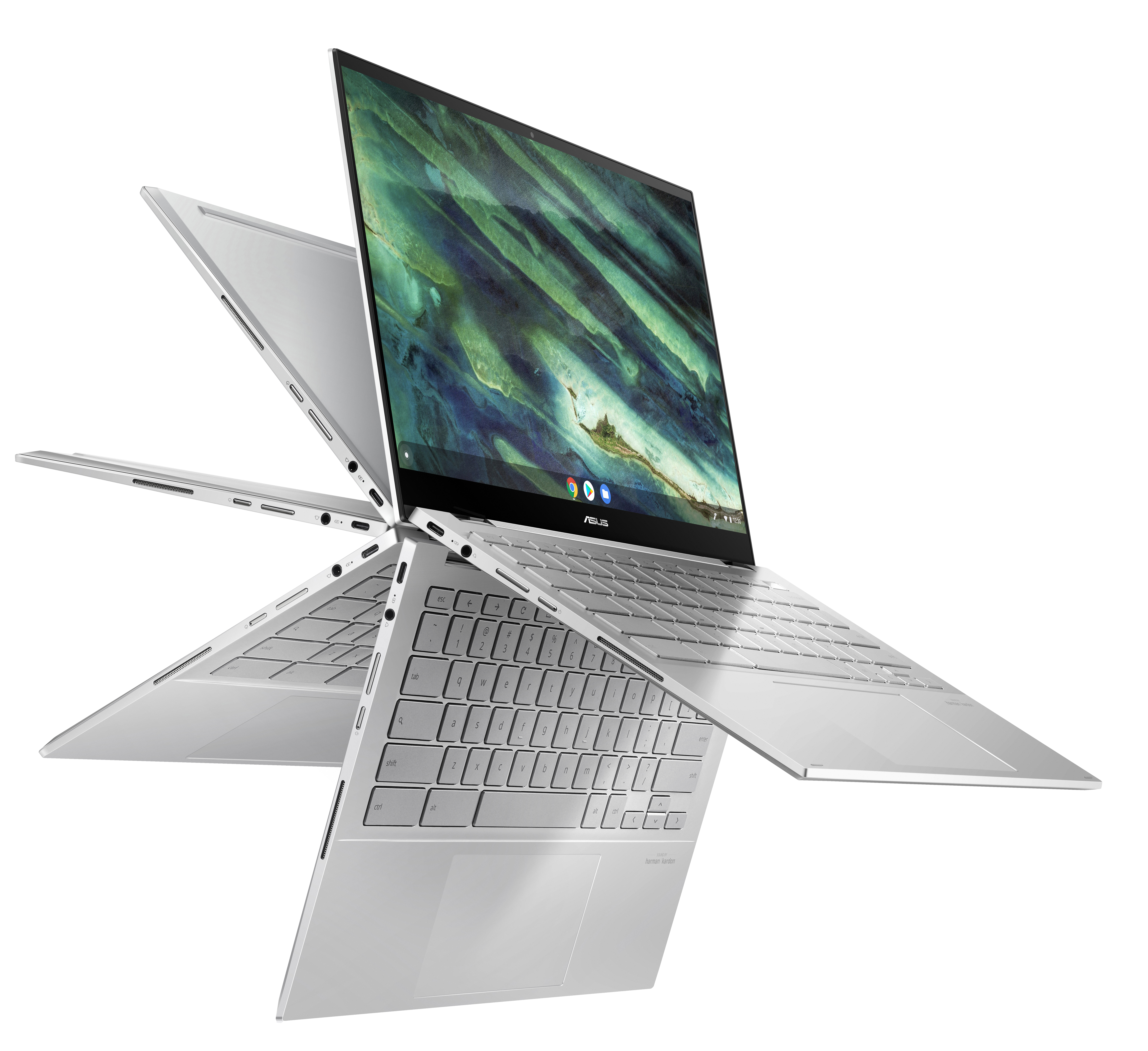 ASUS Chromebook Flip C436 (C436FA-E10029) - 14,0 Zoll - Intel® Core™ i5 10210U - 8 GB - 512 GB - Intel® UHD Graphics - Google ChromeOS