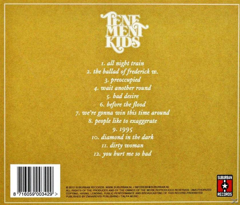 Tenement Kids - Tenement Kids  - (CD)