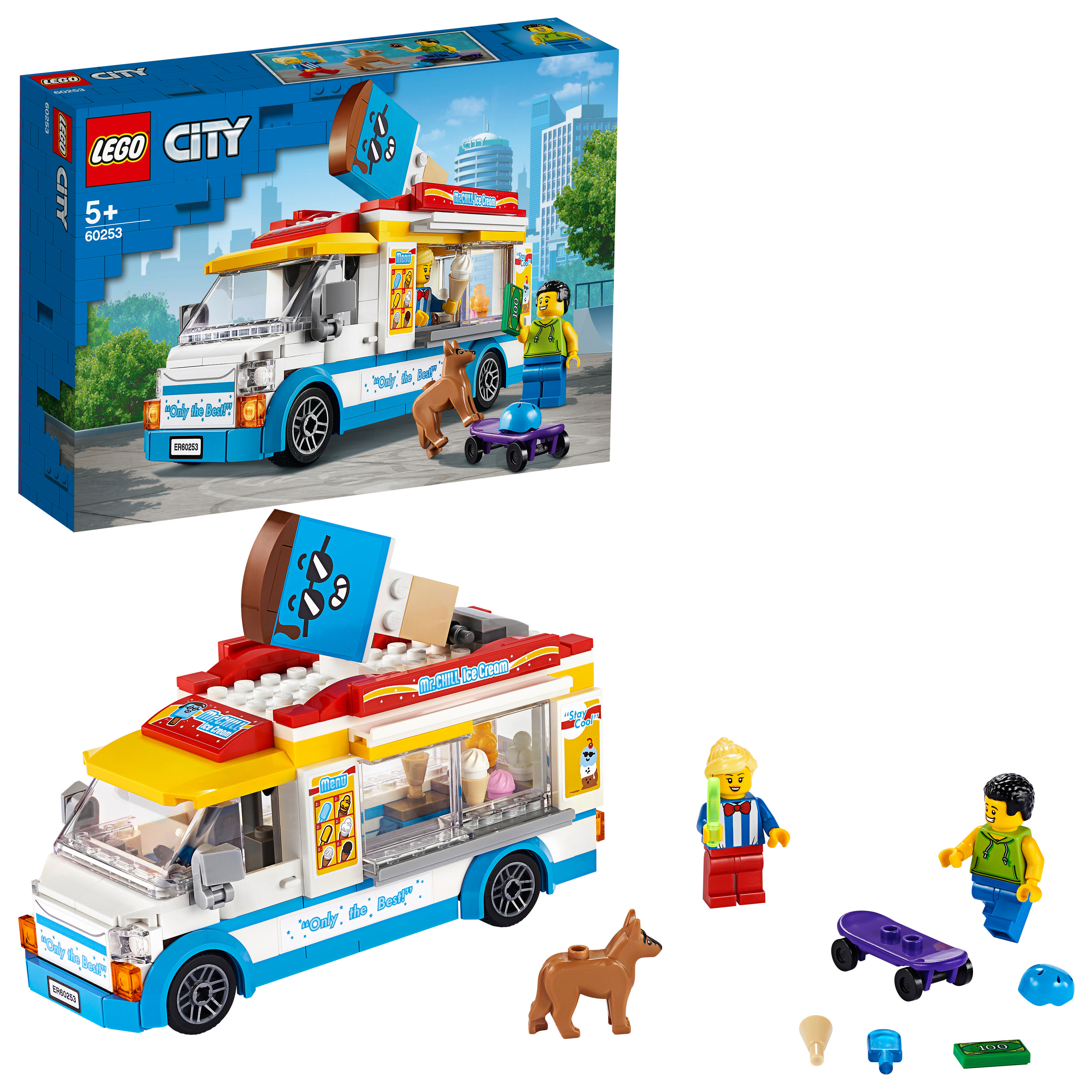 City LEGO Eiswagen 60253 Mehrfarbig Bausatz,