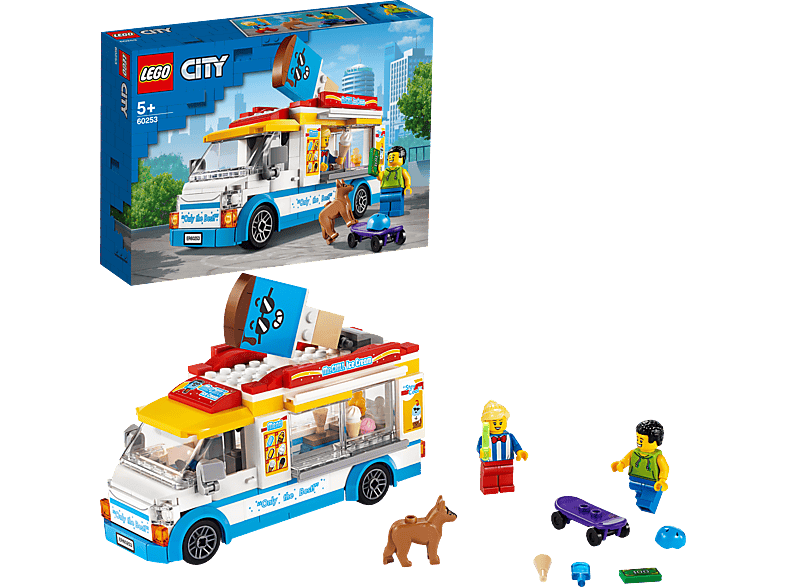 LEGO City 60253 Eiswagen Bausatz, Mehrfarbig