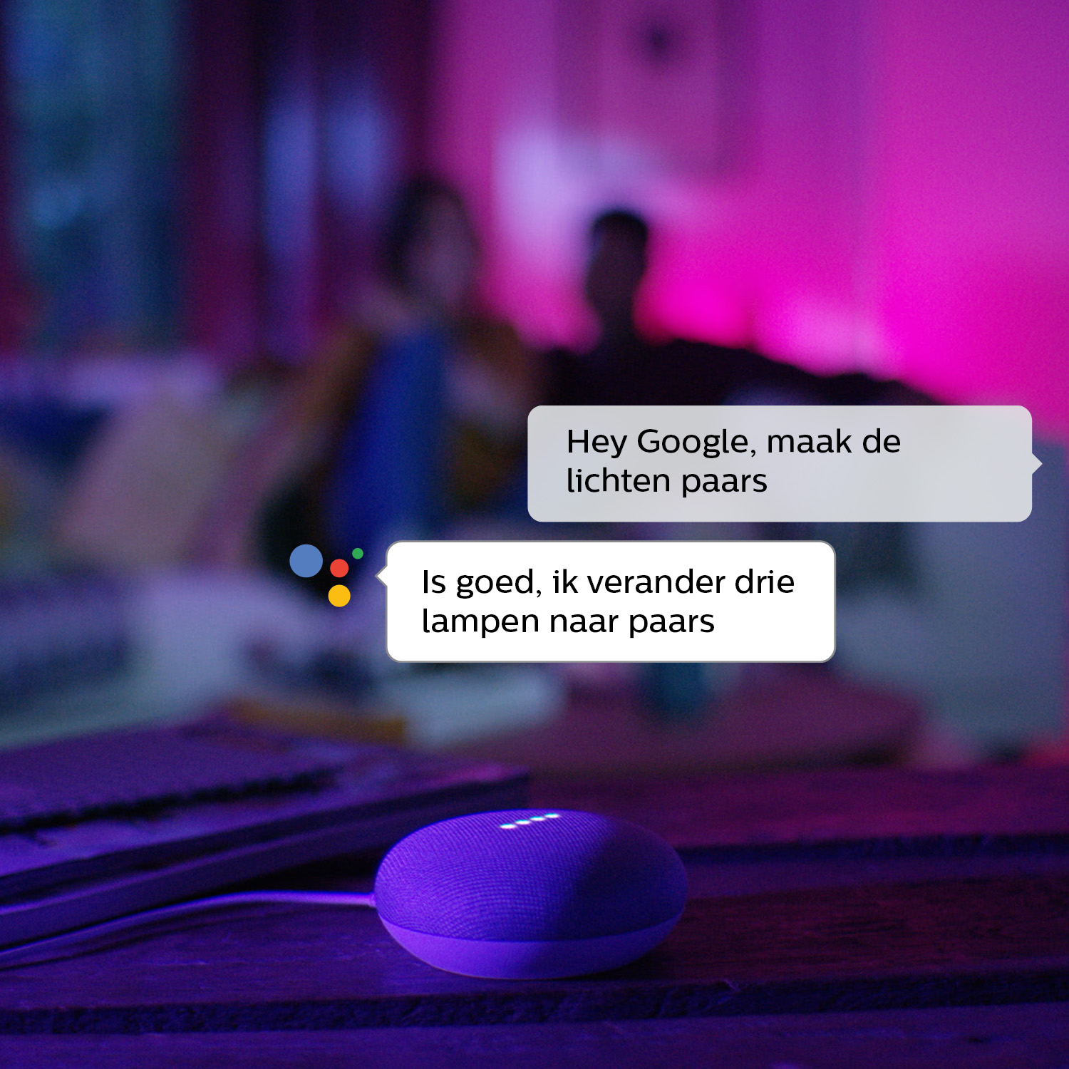 GOOGLE NEST Nest Mini en Philips Hue starterkit