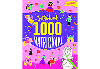 Játékok 1000 matricával - Hercegnők