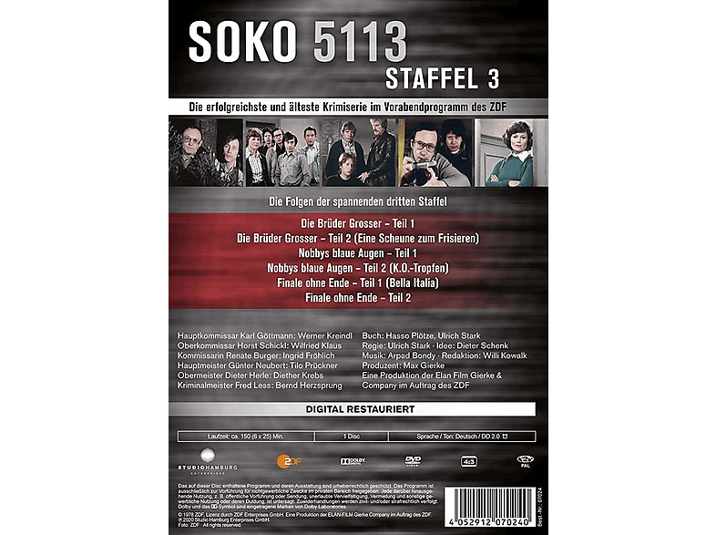 Thumbnail - SOKO 5113 - Staffel 3 DVD