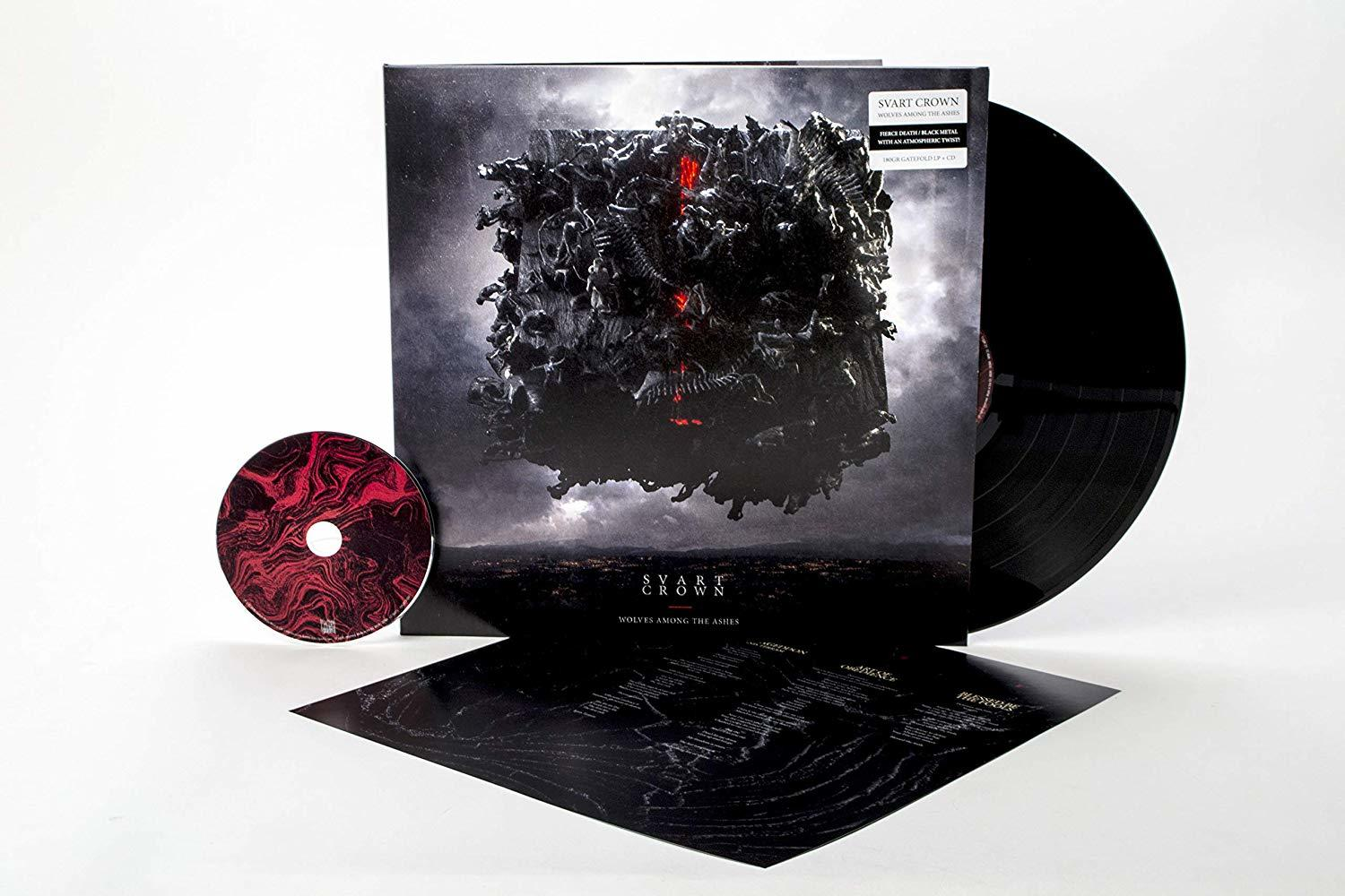 Bonus-CD) Ashes + - (LP - Crown Wolves Svart The Among