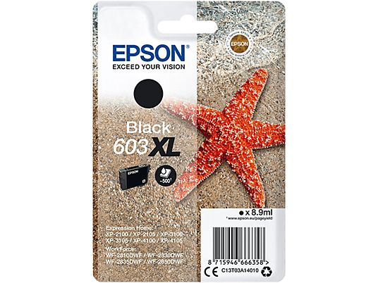 EPSON T03A14010 - 603 XL - Cartouche d'encre (Noir)