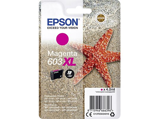EPSON T03A34010 - 603 XL - Cartuccia ad inchiostro (Magenta)