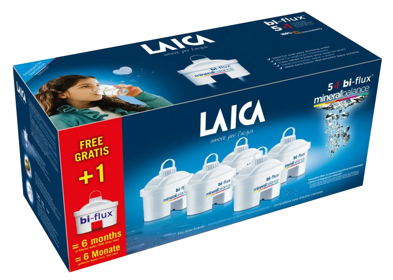 LAICA Mineral Balance 5+1 db ajándék bi-flux vízszűrőbetét, M6M