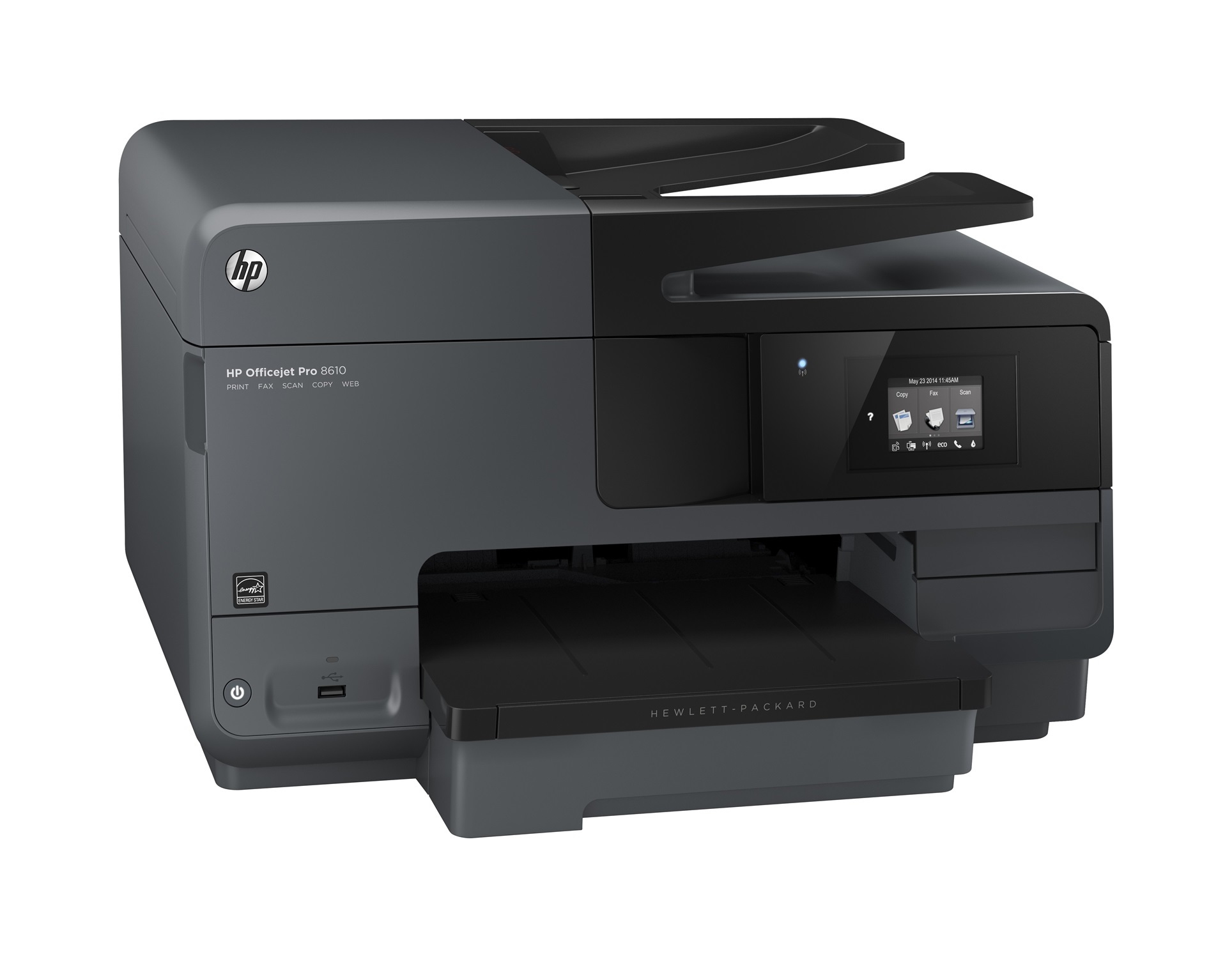 HP Multifunktionsdrucker OfficeJet Pro 8610 All-in-One (A7F64A), Multifunktionsdrucker, schwarz